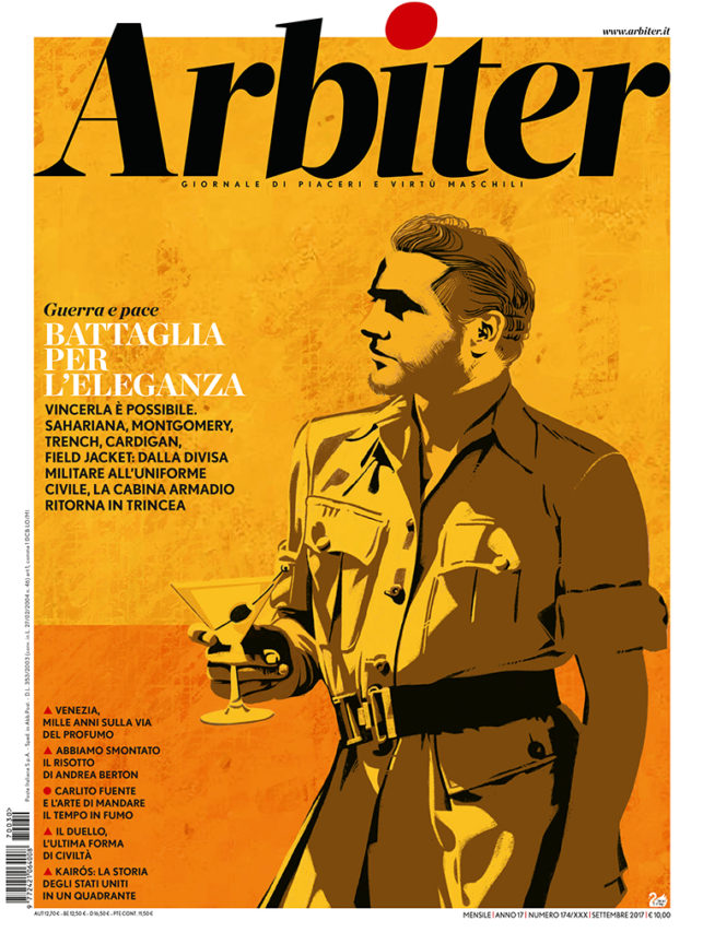 cover for fashion magazine Arbiter