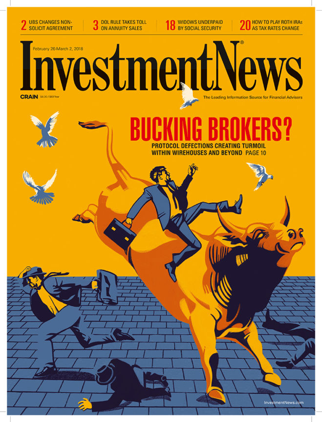 Broken peace at Wall Street